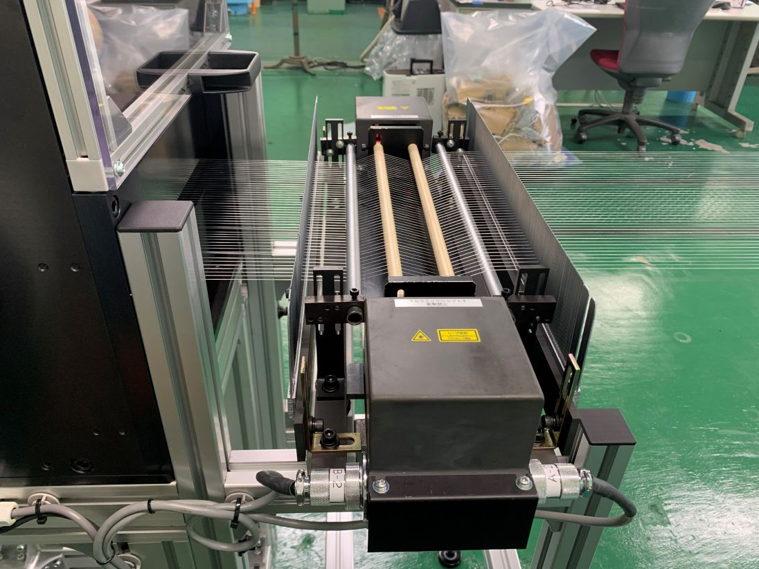 整経機の毛羽発見器上下面検知型001